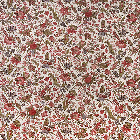 Carmen Rosebud by Carole Designer Fabric Sunlit Serenity 50% COTTON, 35% VISCOSE, 15% LINEN INDIA 50,000 Wyzenbeek Double Rubs 16 1/4" V , 27 3/4" H 55" Carole Fabrics Fabric - Swanky Fabrics -