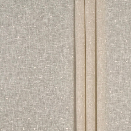 East Point Natural by Carole Designer Fabric Ethereal Elegance Base: 60% COTTON, 40% POLYESTER Embr: 50% COTTON, 50% VISCOSE INDIA 3 /12" V, 2" H 52*" Carole Fabrics Fabric - Swanky Fabrics -