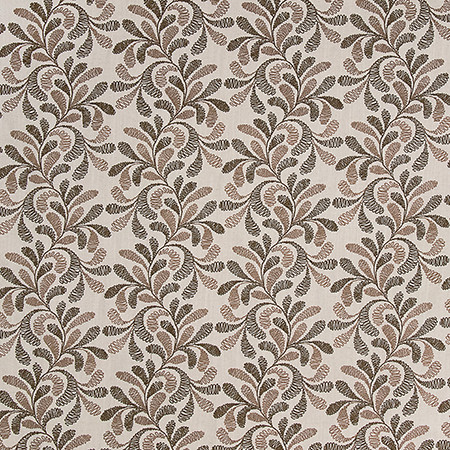Expressive Sepia Sand 1989611001 by Carole Exclusive Designer Natural Harmony Base: 87% POLYESTER, 10% COTTON, 3% LINEN Embr: 79% POLYESTER, 43% VISCOSE, 6% COTTON, 2% LINEN INDIA 9" V , 8 1/2" H 51 1/2*" Carole Fabrics Fabric - Swanky Fabrics -