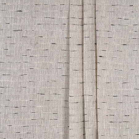 Line Dance Jet by Carole Designer Fabric Ethereal Elegance 90% LINEN, 10% VISCOSE INDIA 1" V 54" Carole Fabrics Fabric - Swanky Fabrics -