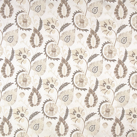 Our World Natural 1128011000 by Carole Exclusive Designer Archival Influences 35% POLYESTER FIL, 34% SPUN VISCOSE, 31% SPUN COTTON INDIA 10,000 Martindale Circular Rubs 14" V, 14" H 54 3/8" Carole Fabrics Fabric - Swanky Fabrics -