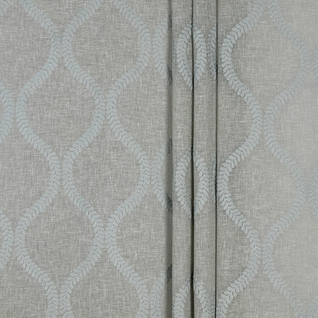 You Belong Aquatint by Carole Designer Fabric Ethereal Elegance Base: 60% COTTON, 40% POLYESTER Embr: 50% COTTON, 50% VISCOSE INDIA 9 1/4" V, 3/4" H 52*" Carole Fabrics Fabric - Swanky Fabrics -