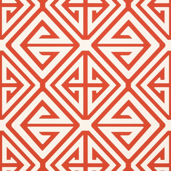 Demetrius Coral T24306 by Thibaut Wallpaper