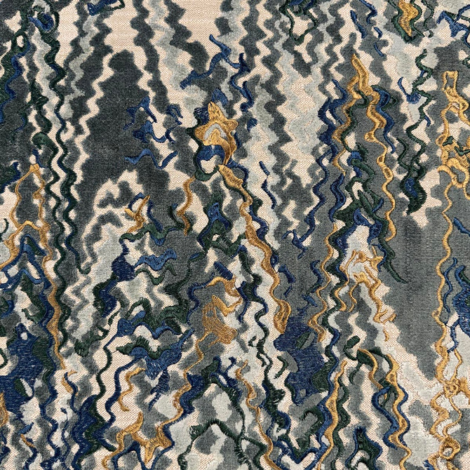 Rhodes Nile by Magnolia Designer Fabric Required Minimum Quantity Purchase: 2 yards Content: 40% VIS, 39% COT, 21% POLY Origin: INDIA Performance: Repeat: Horizontal: 16.75 and Vertical: 18.75 Width: 50 Uses: Multipurpose, Upholstery