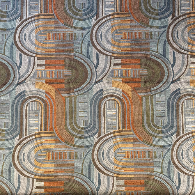 Sessums Spectrum by Magnolia Designer Fabric Required Minimum Quantity Purchase: 2 yards Content: 60% RAYON, 40% POLY Origin: INDONESIA Performance: 15,000 + Repeat: Horizontal: 14.25 and Vertical: 22 Width: 56.69 Uses: Multipurpose, Upholstery
