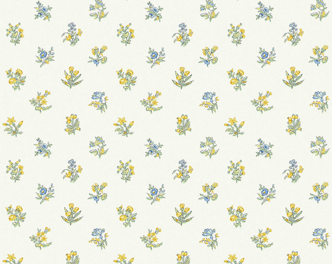 Summer Flora Wallcovering Golden Meadow SCWP81053D0001 by Scalamandre Wallpaper