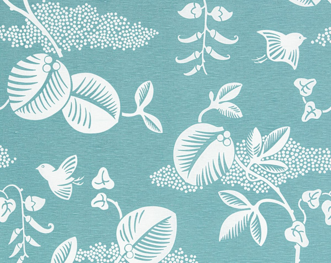 Pepper Turquoise HN166550003 by Hinson Fabric