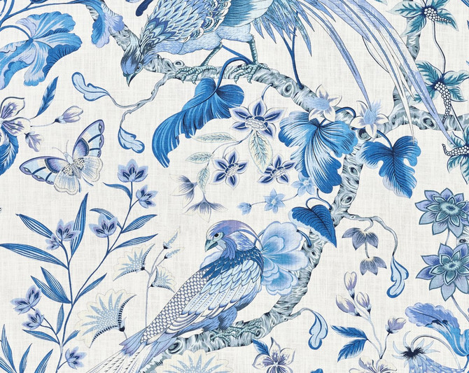 Botany Bay Porcelain JP13400003 by Old World Weavers Fabric