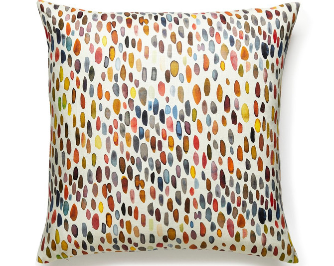 Jamboree Pillow 22 X 22 - Blue / Multi LOJAMBPILL0003 by Scalamandre Pillow