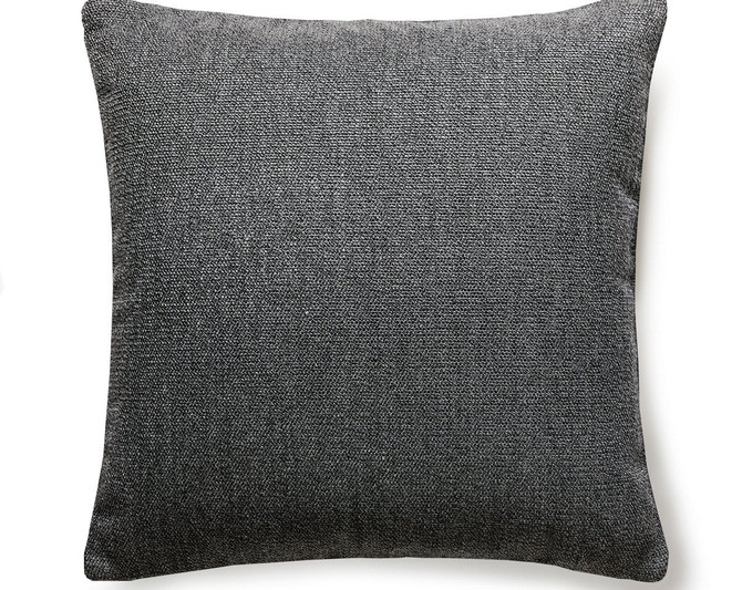 Boss Boucle Pillow 22 X 22 - Slate SCBOSSPILL0004 by Scalamandre Pillow