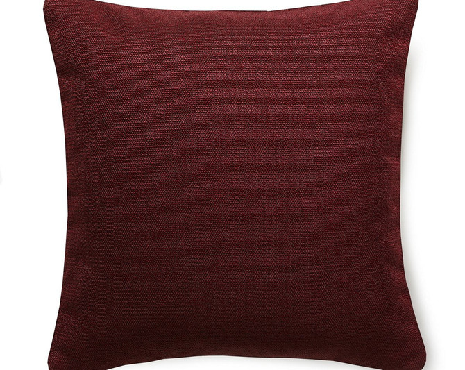 Boss Boucle Pillow 22 X 22 - Crimson SCBOSSPILL0012 by Scalamandre Pillow