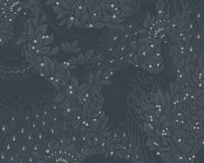 Evelina Indigo Blue WSB10120006 by Sandberg Wallpaper