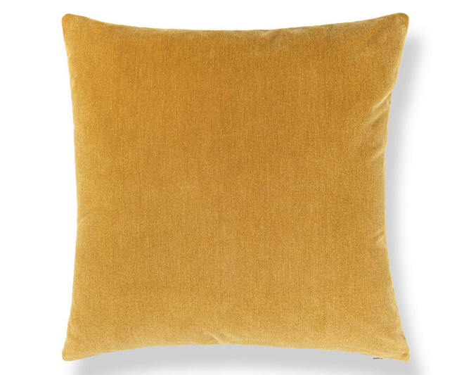 Tudor Velvet Pillow 22 X 22 - Brass WWSDDK273420004 by Scalamandre Pillow