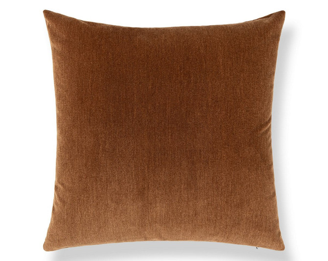 Tudor Velvet Pillow 22 X 22 - Walnut WWSDDK273420006 by Scalamandre Pillow