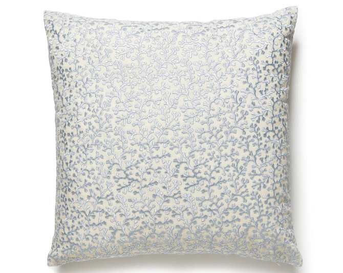 Hele Bay Pillow 22 X 22 - Powder Blue ZSHELEPILL0002 by Scalamandre Pillow