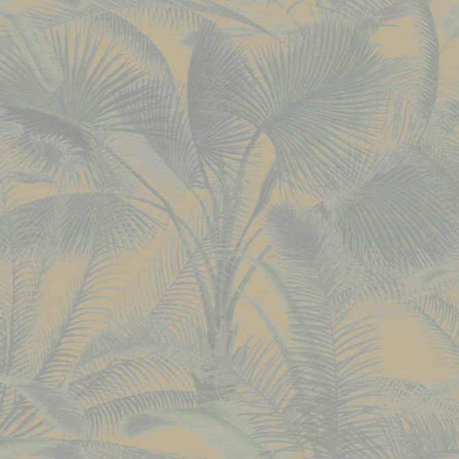 Aida Blue on Beige 9021 by Armani Wallpaper