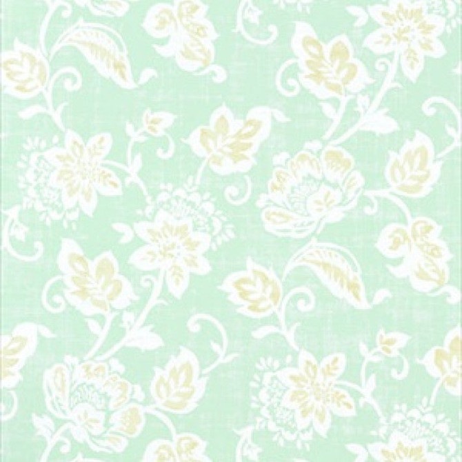 Candise Aqua T9172 by Thibaut Wallpaper