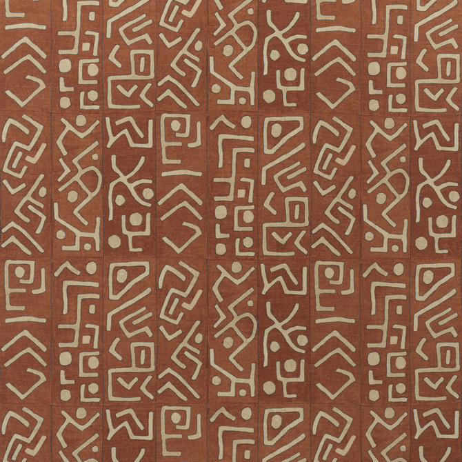 Trojan Outdoor - Brick AM100482.1216.0 by Kravet Couture Fabric