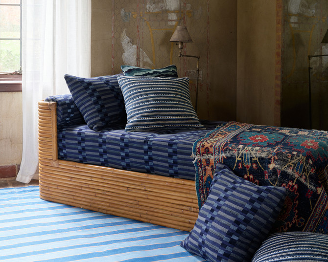 Bahia Blanca Indigo by Kravet Couture Fabric