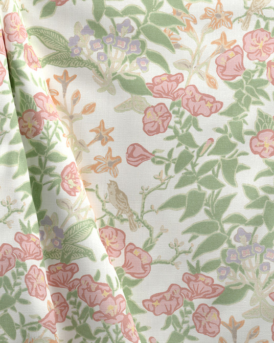 Plumeria Print Rose by Lee Jofa Fabric