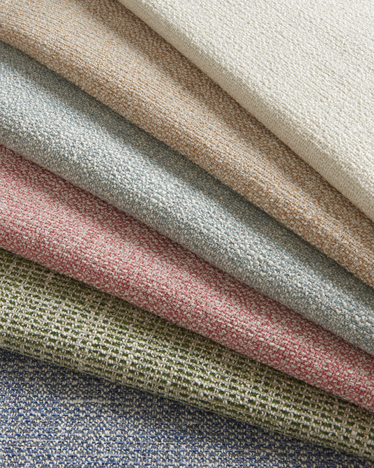 Brioude Texture Blue by Brunschwig & Fils Fabric