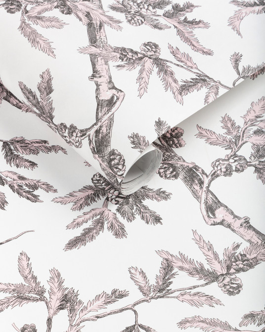 Pink by Brunschwig & Fils Wallcovering