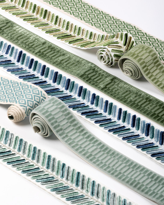 Wingfield Emb Tape Green by Lee Jofa Trim