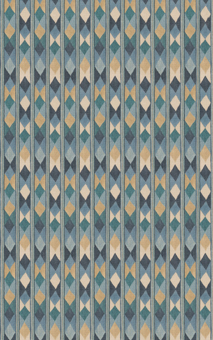 Compass Blue by G P & J Baker Fabric