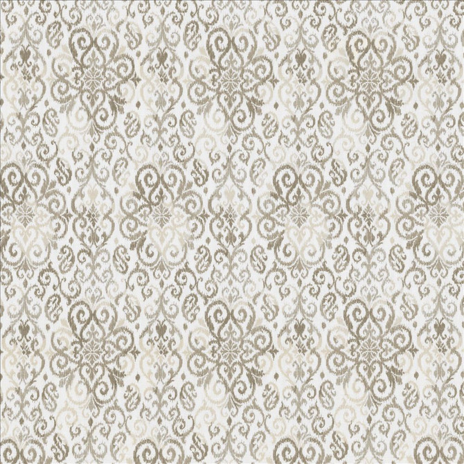 Bengali Pewter by Kasmir Fabric 5077 80% Polyester 20% Linen SPAIN Not Tested Horizontal: 9 2/8 inches and Vertical: 17 4/8 inches 57 - 58 - Fabric Carolina -