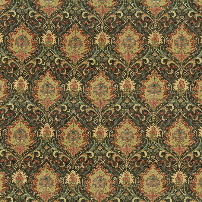 Beyazit Kilim Mardi Gras by Kasmir Fabric 5105 55% Linen
45% Viscose
 SOUTH KOREA </p><p>Repeat: Horizontal: 13 4/8 inches and Vertical: 24 4/8 inches 54 - 55 - Fabric Carolina -
