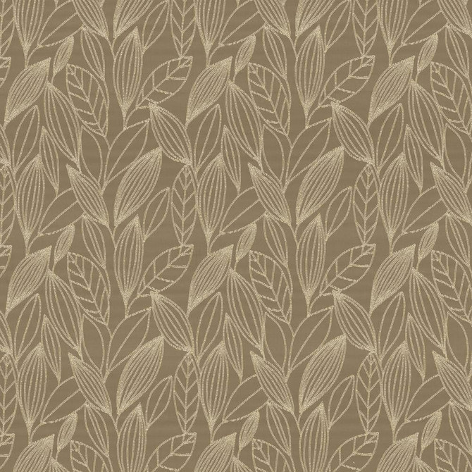 Candlewood Taupe by Kasmir Fabric 5110 100% Polyester INDIA Not Tested H: 9 4/8 inches, V:10 inches 55 - 58 - Fabric Carolina - Kasmir