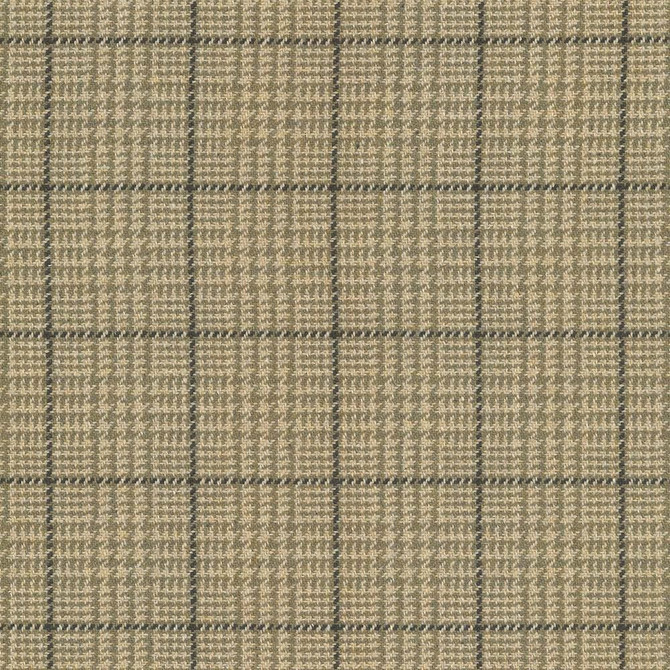 Dashing Plaid Khaki by Kasmir Fabric 5066 75% Cotton 25% Acrylic USA 15,000 Wyzenbeek Double Rubs Horizontal: 2 inches and Vertical: 2 inches 54 - 58 - Fabric Carolina -