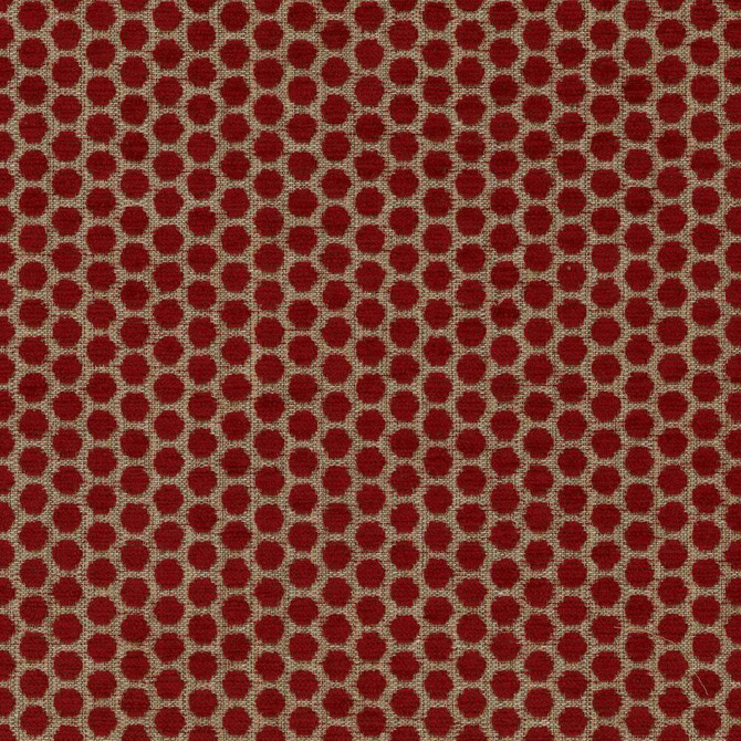 Delightful Dots Lipstick by Kasmir Fabric 1440 42% Acrylic 33% Polyester 25% Cotton TURKEY 31,000 Martindale Cycles H: 1 inches, V:5/8 inches 54 - Fabric Carolina - Kasmir