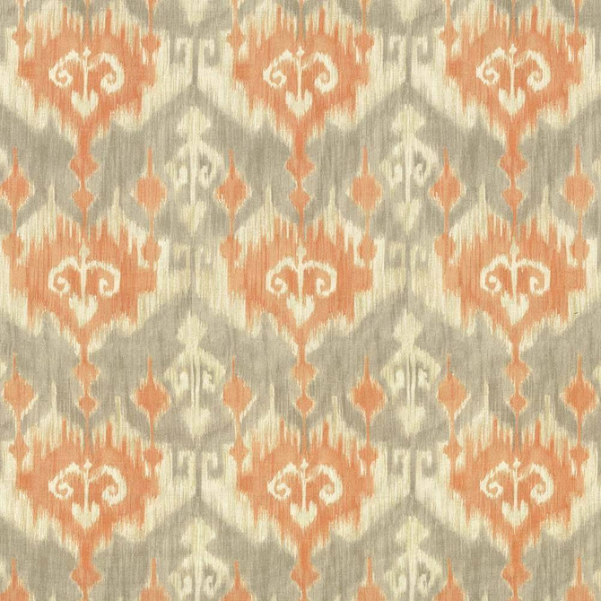 Escante Orange by Kasmir Fabric 5063 100% Cotton USA 9,000 Wyzenbeek Double Rubs H: 13 4/8 inches, V:27 inches 54 - Fabric Carolina - Kasmir