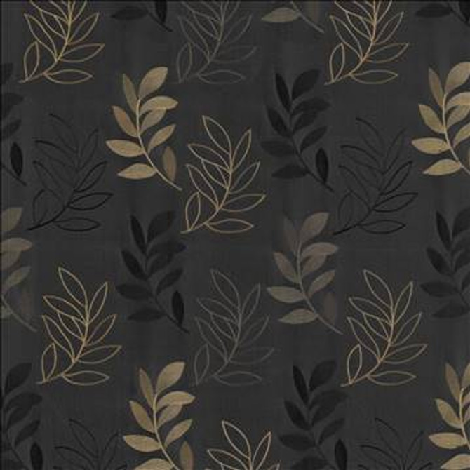 Evening Shade Black Walnut by Kasmir Fabric 5077 100% Polyester Embroidery Contents 100% Polyester CHINA Not Tested H: 23 4/8 inches, V: 23 inches 121 - Fabric Carolina - Kasmir