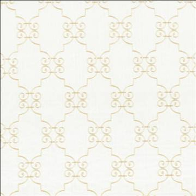 Ionic Scroll Snowflake by Kasmir Fabric 5111 100% Polyester CHINA Not Tested H: 7 4/8 inches, V: 12 inches 52 - 59 - Fabric Carolina - Kasmir