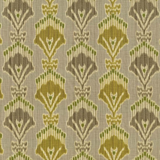 Madras Citron by Kasmir Fabric 5062 55% Linen 45% Viscose CHINA 15,000 Wyzenbeek Double Rubs Horizontal: 13 4/8 inches and Vertical: 12 5/8 inches 54 - Fabric Carolina -