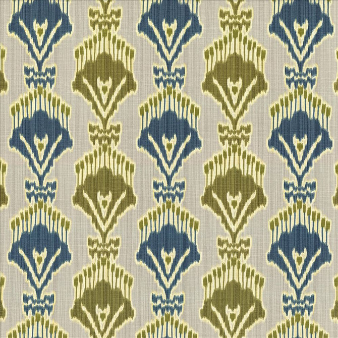 Madras Turquoise by Kasmir Fabric 5065 55% Linen
45% Viscose
 CHINA </p><p>Repeat: Horizontal: 13 4/8 inches and Vertical: 12 5/8 inches 54 - Fabric Carolina -