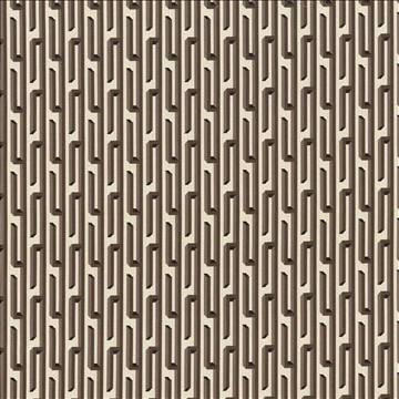 Nobu Fret Chocolate by Kasmir Fabric 5084 100% Cotton USA 12,000 Wyzenbeek Double Rubs H: 3 2/8 inches, V: 4 4/8 inches 54 - Fabric Carolina - Kasmir