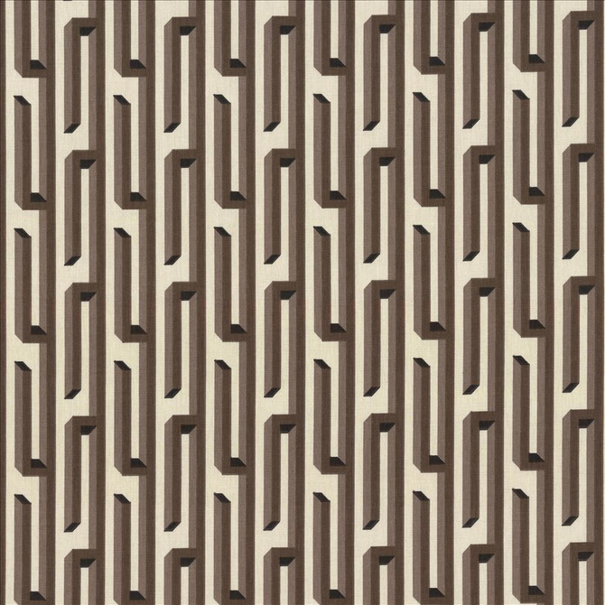 Nobu Fret Chocolate by Kasmir Fabric 5084 100% Cotton
 USA 12,000 Wyzenbeek Double Rubs </p><p>Repeat: Horizontal: 3 2/8 inches and Vertical: 4 4/8 inches 54 - Fabric Carolina -