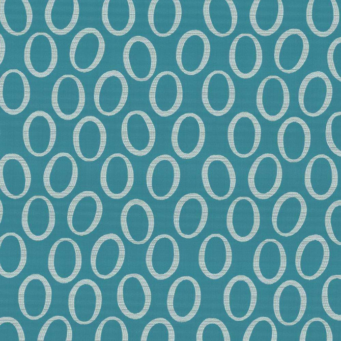 Oglethorpe Lagoon by Kasmir Fabric 1442 TURKEY Not Tested H: 14 1/8 inches, V:12 1/8 inches 59 - Fabric Carolina - Kasmir