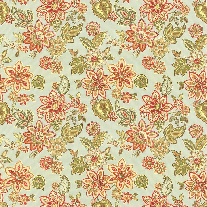 Osterley Park Honeysuckle by Kasmir Fabric 5082 CHINA 51,000 Wyzenbeek Double Rubs H: 27 2/8 inches, V:27 inches 54 - Fabric Carolina - Kasmir