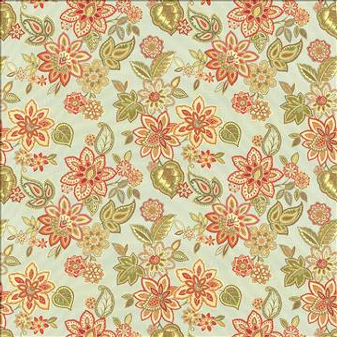 Osterley Park Honeysuckle by Kasmir Fabric 5082 100% Cotton CHINA 51,000 Wyzenbeek Double Rubs H: 27 2/8 inches, V: 27 inches 54 - Fabric Carolina - Kasmir