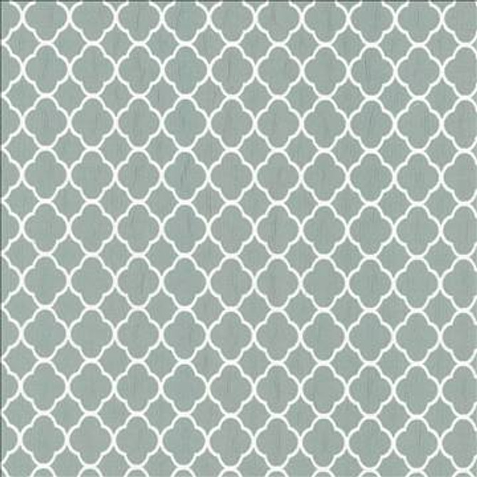 Quatrefoil Maze Spa by Kasmir Fabric 5089 70% Cotton 30% Polyester CHINA 6,500 Wyzenbeek Double Rubs H: 1 6/8 inches, V: 1 6/8 inches 54 - Fabric Carolina - Kasmir