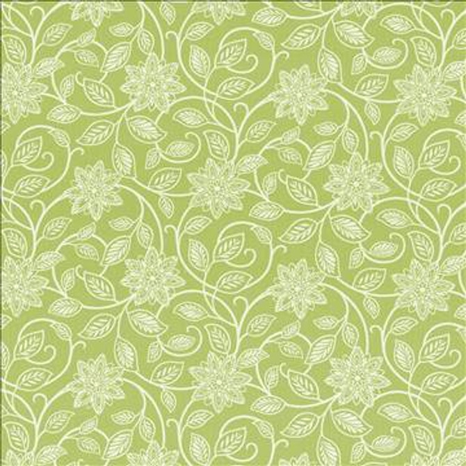 Romance Lime by Kasmir Fabric 5090 100% Polyester CHINA 24,000 Wyzenbeek Double Rubs H: 29 2/8 inches, V: 14 3/8 inches 54 - Fabric Carolina - Kasmir