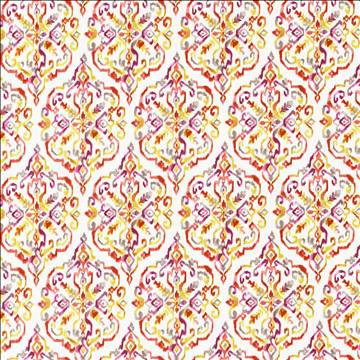 Santika Punch by Kasmir Fabric 5106 90% Cotton 10% Linen CHINA 51,000 Wyzenbeek Double Rubs H: 13 6/8 inches, V: 27 inches 54 - 55 - Fabric Carolina - Kasmir