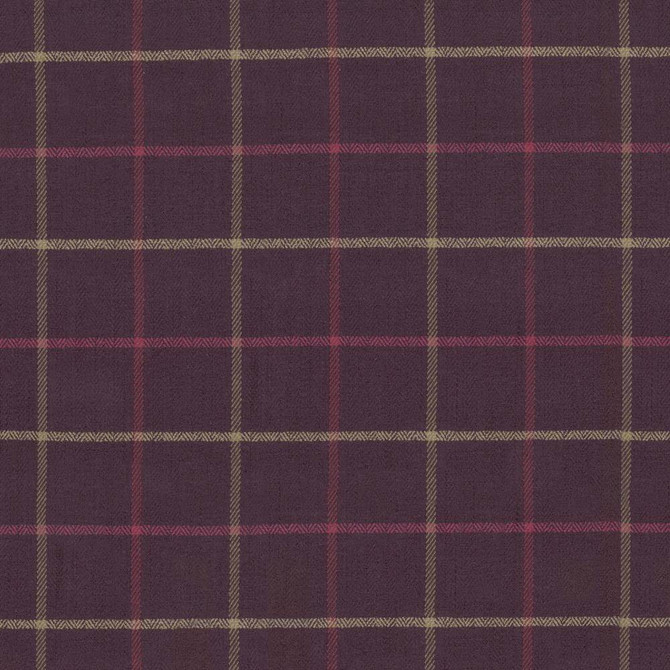 Steinbeck Check Berry by Kasmir Fabric 1446 50% Polyester
50% Viscose
 CHINA </p><p>Repeat: Horizontal: 5 inches and Vertical: 5 inches 57 - Fabric Carolina -