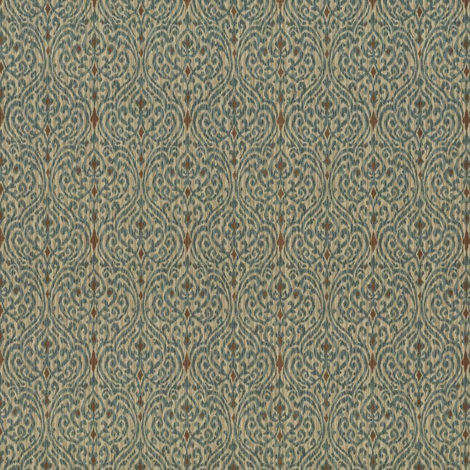 Tandoori Scroll Driftwood by Kasmir Fabric 5082 USA 15,000 Wyzenbeek Double Rubs H: 13 4/8 inches, V:9 inches 54 - Fabric Carolina - Kasmir