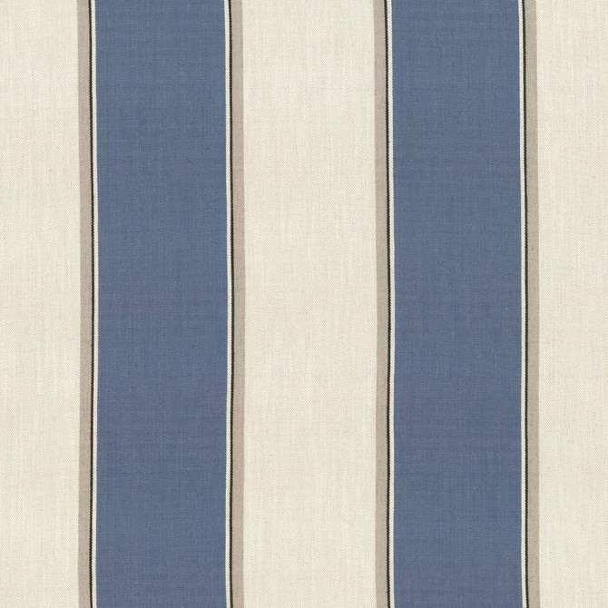 Thoreau Stripe Indigo by Kasmir Fabric 1446 42% Viscose
40% Polyester
18% Linen
 CHINA </p><p>Repeat: Horizontal: 14 inches and Vertical: N/A 57 - Fabric Carolina -
