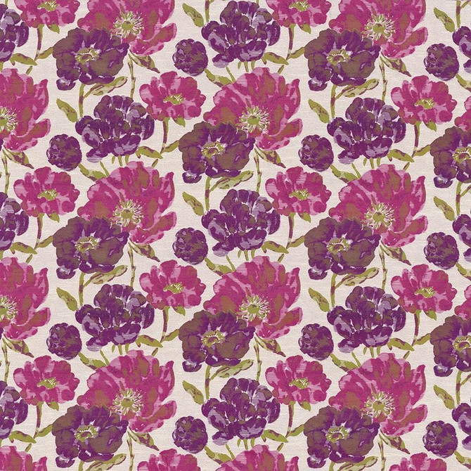Verdier Fuchsia by Kasmir Fabric 1435 87% Polyester
13% Rayon
 CHINA </p><p>Repeat: Horizontal: 30 inches and Vertical: 23 inches 60 - Fabric Carolina -